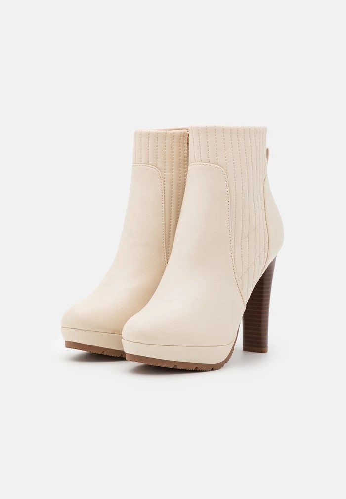 Bottines ANNA FIELD Anna Field Platform Ankle Boots Blanche Femme | JOH-1027823